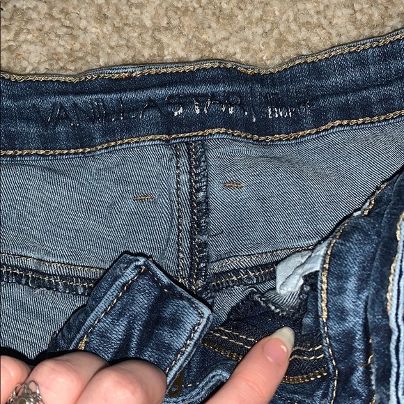 LOWBALLS ACCEPTED embroidered denim shorts - Picture 3 of 4